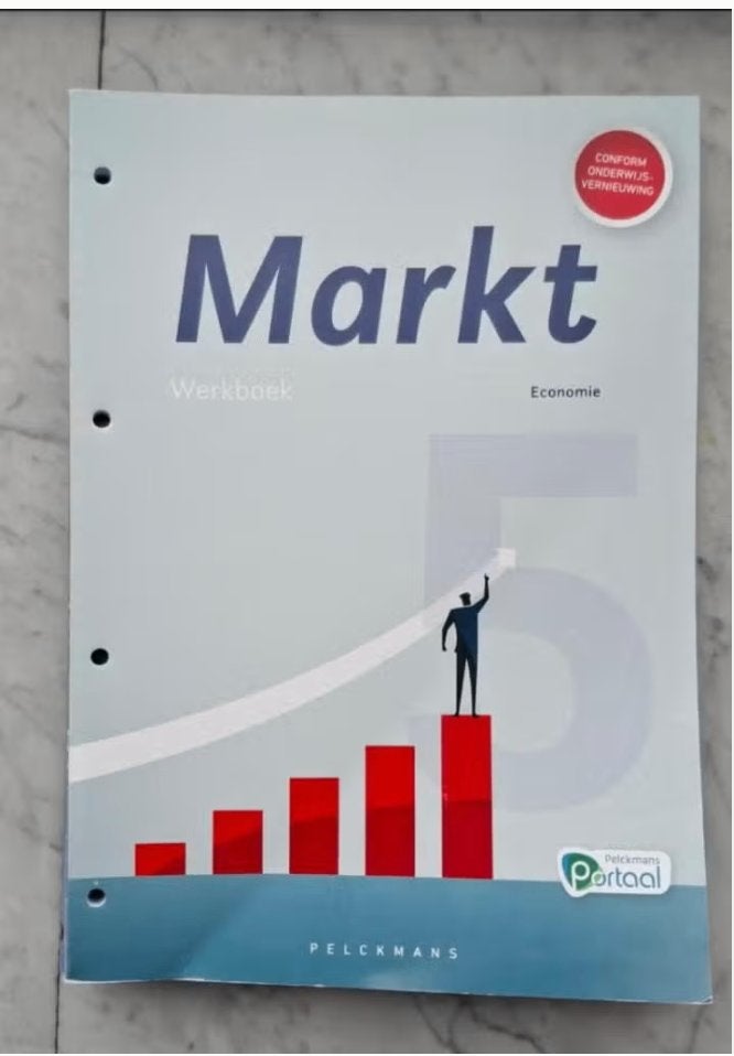 MARKT – Werkboek Economie, Livres, Livres scolaires, Neuf, Enlèvement ou Envoi, Secondaire, Pelckmans