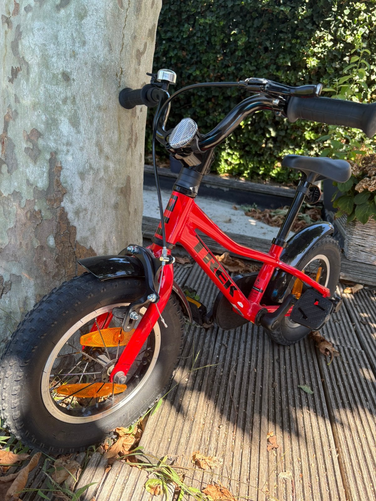 Kinderfiets Trek Precaliber 12 inch, Fietsen en Brommers, Ophalen, Zo goed als nieuw, Zijwieltjes