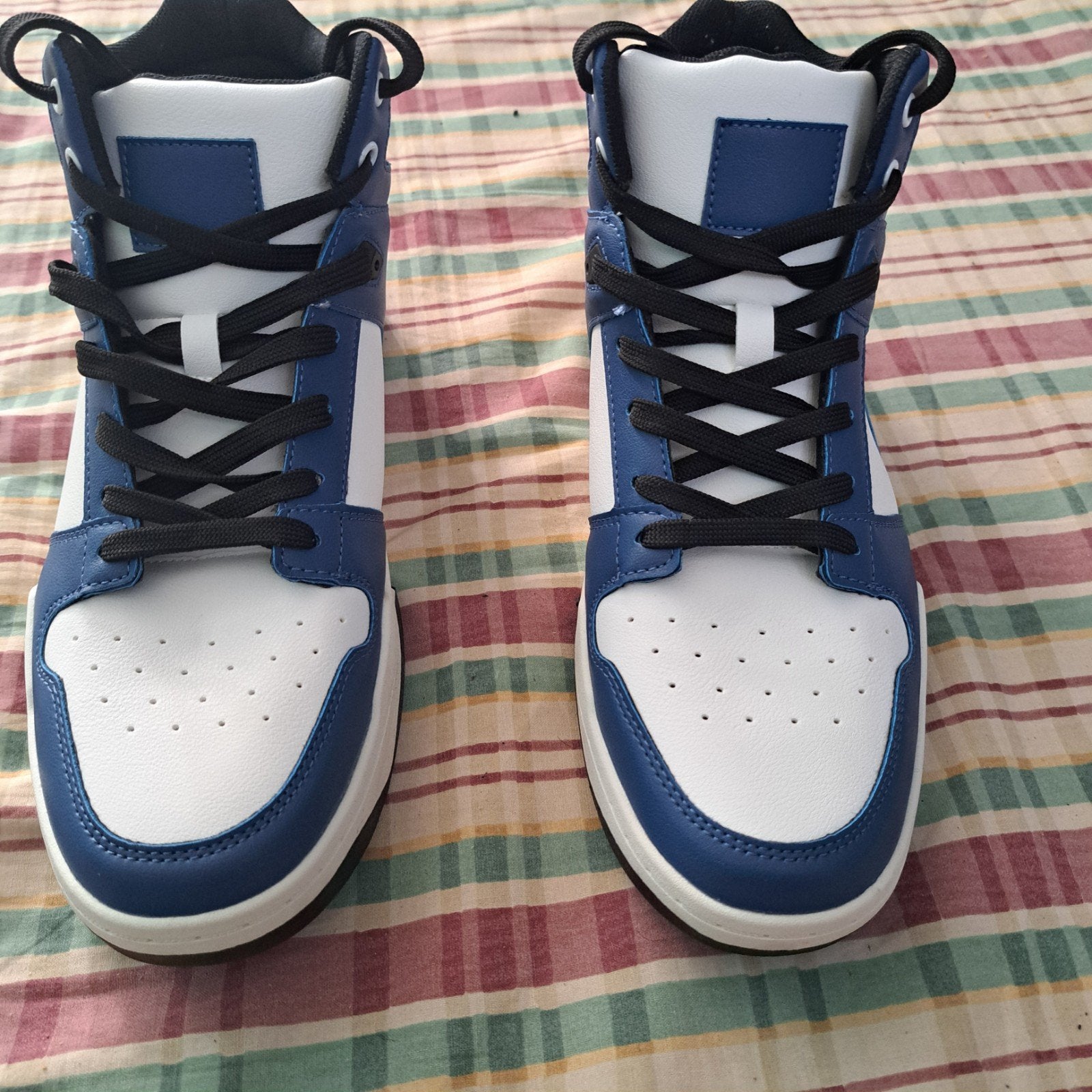 Nieuwe Bristol Hoge Sneakers / Basketball Style - Blauw/Wit, Ophalen, Blauw, Nieuw, Sneakers