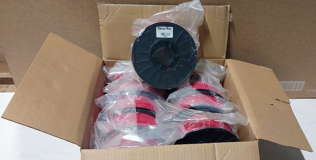 Makerbot PLA True Red Filament 10 x 1Kg, Computers en Software, Ophalen of Verzenden, Nieuw, Filamentrollen