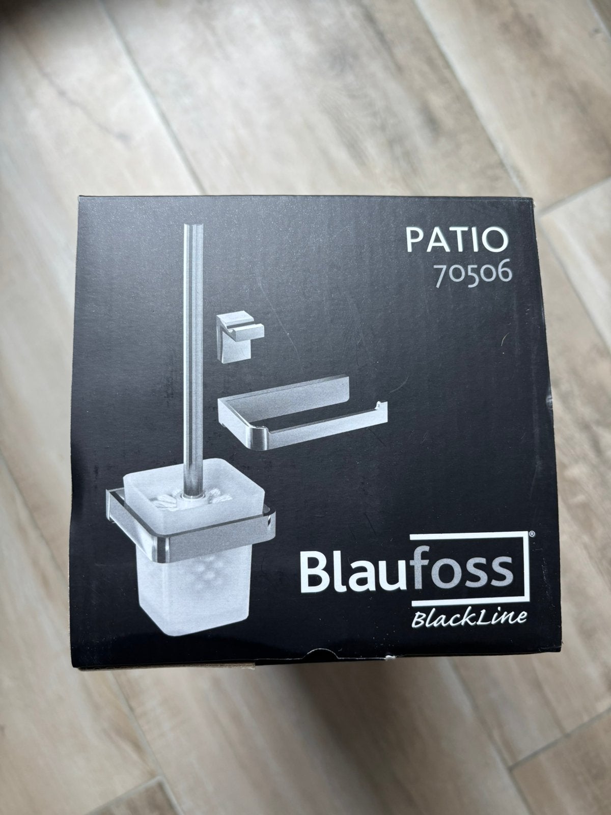 Blaufoss Patio 70506 – Set accessoires WC chromé NEUF, Bricolage & Construction, Enlèvement ou Envoi, Neuf, Chrome, Toilettes