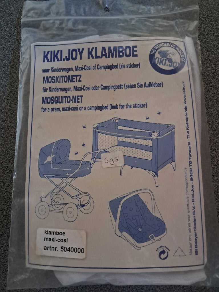 Muggennet / klamboe voor de maxi cosi NIEUW, Ophalen of Verzenden, Nieuw, Overige merken, Overige methoden