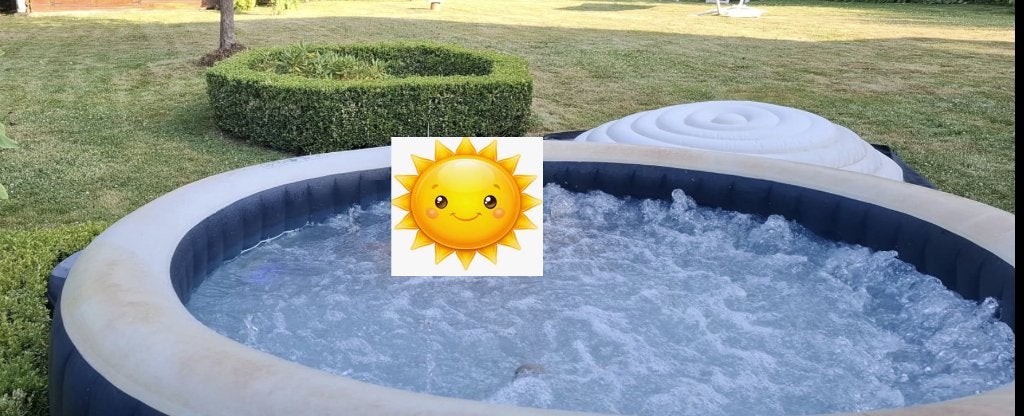 Jacuzzi Intex 6 personnes avec moteur plus les accessoires., Enlèvement, Utilisé, Couverture