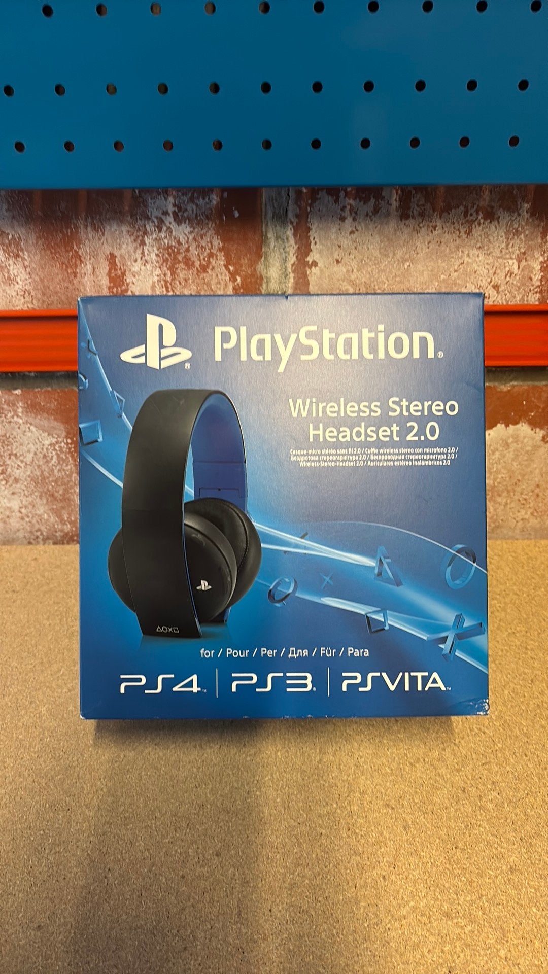 Playstation headset geleefd, Computers en Software, Gebruikt, Ophalen of Verzenden, Draadloos, Over-ear
