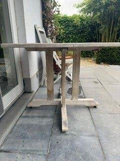 TUINTAFEL TEAK, Ophalen, Gebruikt, Vierkant, Teakhout