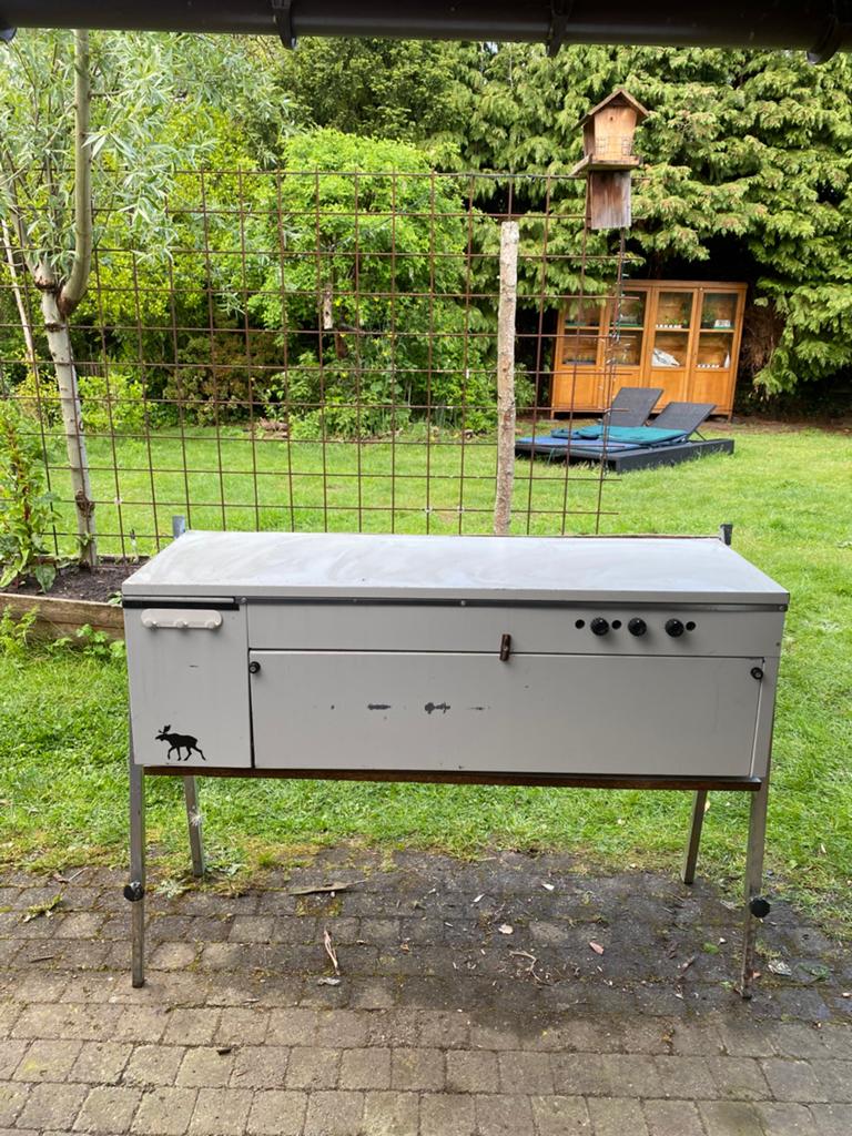 Bermkeuken, Caravanes & Camping, Enlèvement, Comme neuf