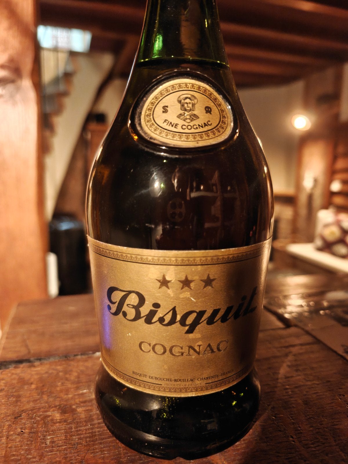 Klassieke Bisquit Fine Cognac (3 sterren), Ophalen