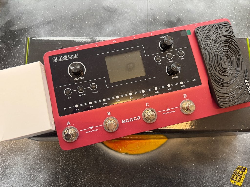 Mooer GE150 PRO Li - Amp Modeling & Multi Effects, Muziek en Instrumenten, Effecten, Zo goed als nieuw, Multi-effect, Ophalen of Verzenden