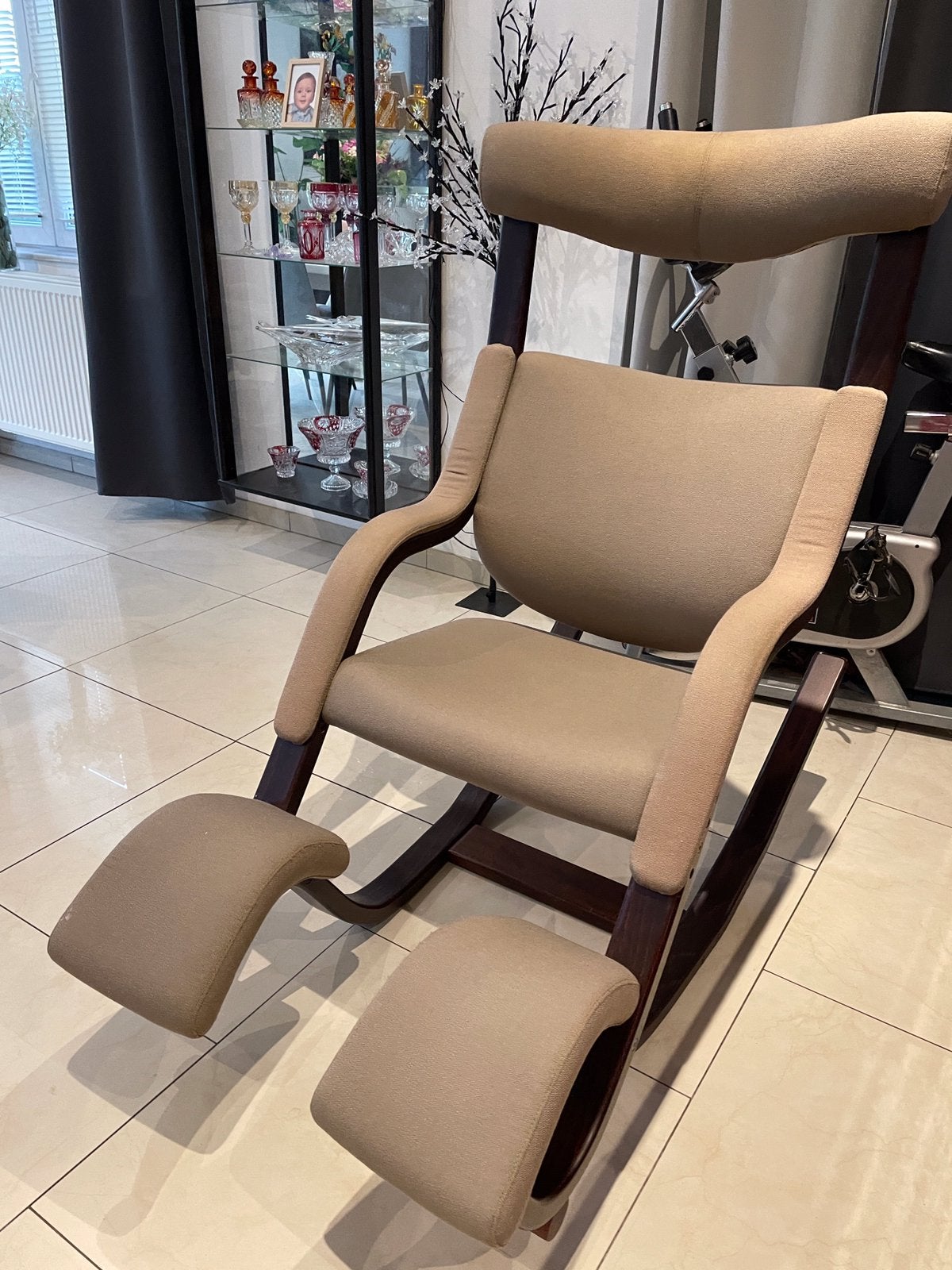 Originele ergonomische stoel Gravity Balans (Stokke/Varie), Ophalen, Gebruikt, Hout
