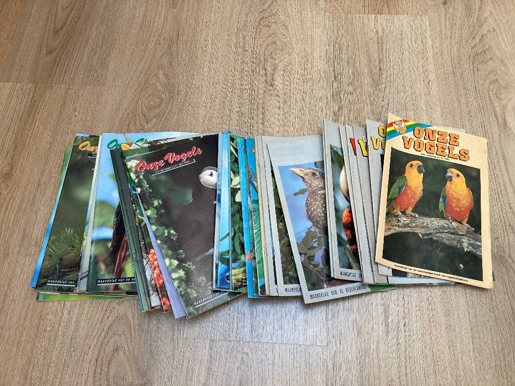 Onze Vogels maandbladen van de NBvV, Livres, Enlèvement ou Envoi, Utilisé, Oiseaux