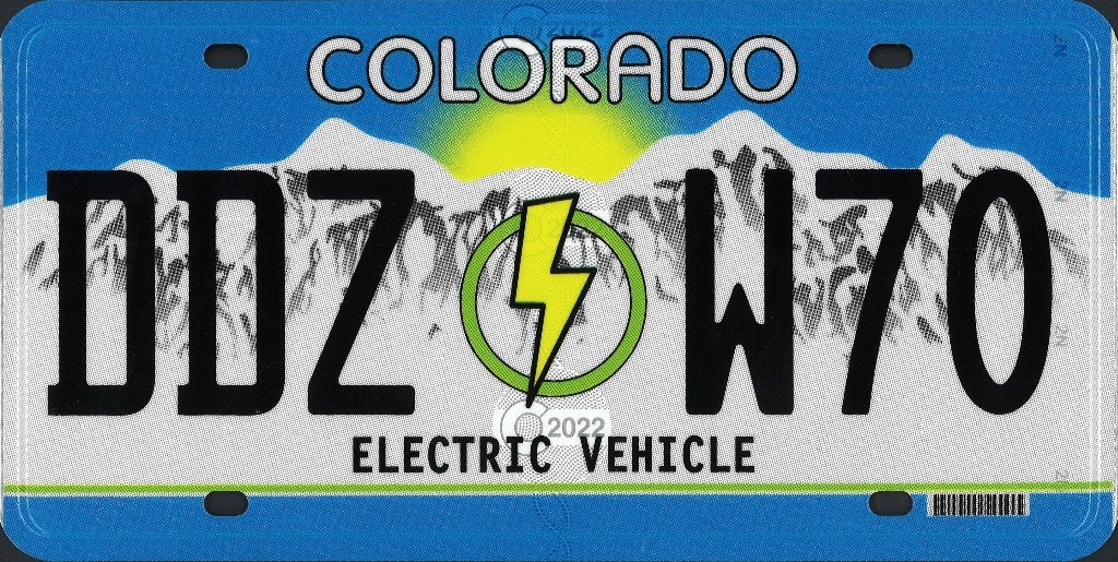 Kenteken USA nummerplaat SPECIALE Electric Vehicle OP KEUZE, Verzamelen, Ophalen of Verzenden, Zo goed als nieuw