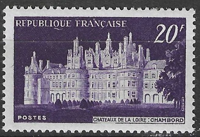 Frankrijk 1952 - Yvert 924 - Kasteel van Chambord (PF), Verzenden, Postfris