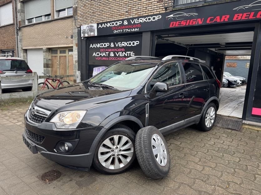 Opel Antara 2.2Cdti 4x4 met 125.000 km 1e Main, Euro 5, Automatische klimaatregeling, Zwart, Zwart