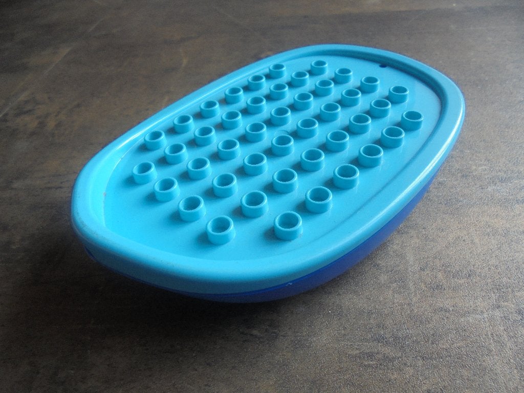 Lego Duplo Boat Hull Unitary 7x12 Base & Top (zie foto's), Enlèvement ou Envoi, Utilisé, Briques en vrac, Duplo