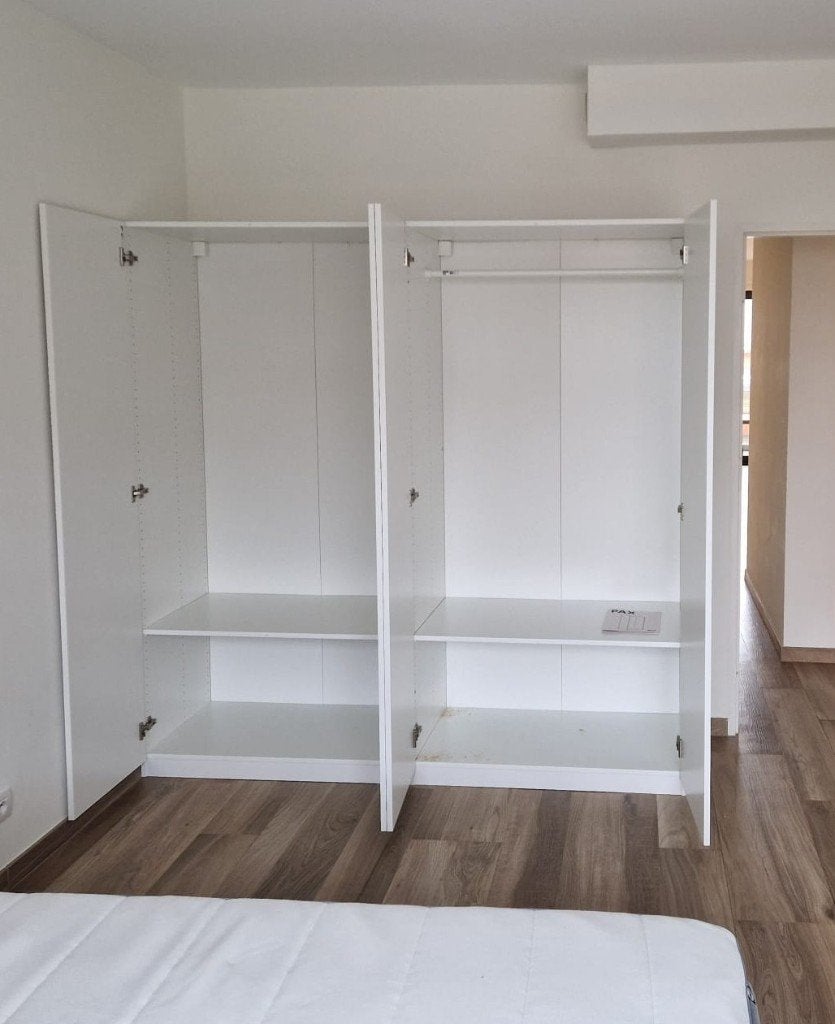 PAX FORSAND white Wardrobe, 200x60x201 cm, Enlèvement, Utilisé
