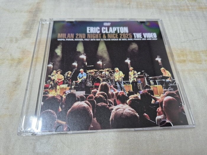 DVD - Eric CLAPTON - Live Milan & Nice 2025, CD & DVD, Import, Enlèvement ou Envoi, Album live, Rock classique