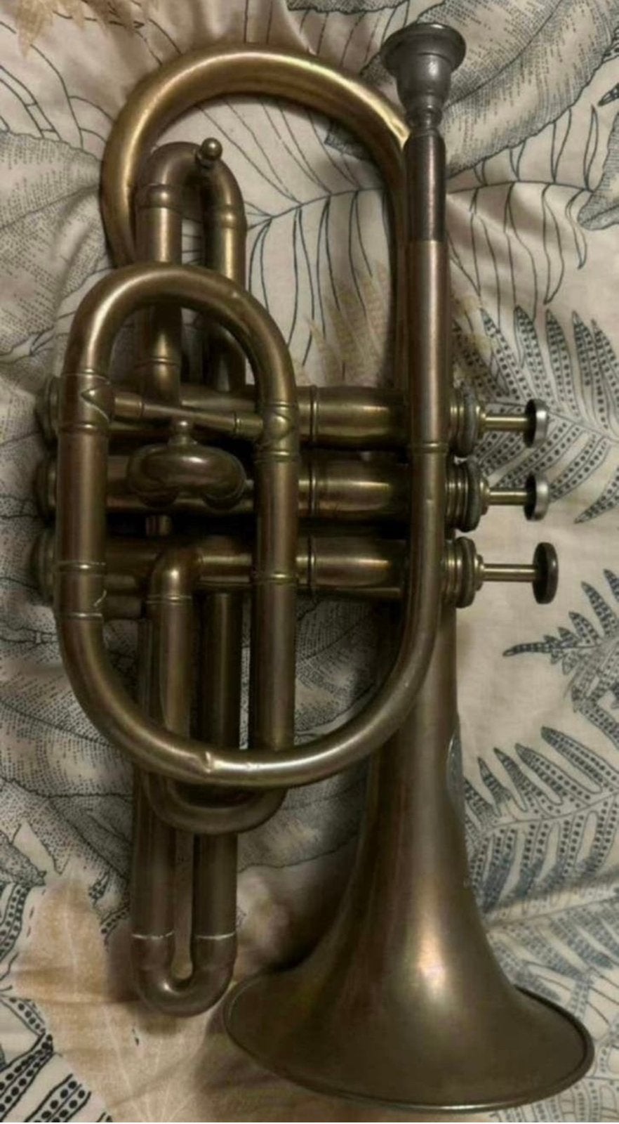 Mahillon Bruxelles zuigerhoorn, Muziek en Instrumenten, Ophalen of Verzenden, Gebruikt