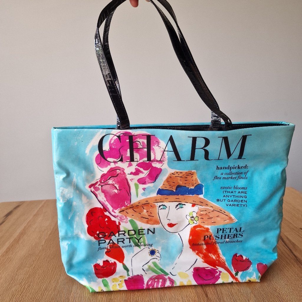 Totebag Kate Spade Garden Party, Ophalen of Verzenden, Nieuw, Blauw, Shopper