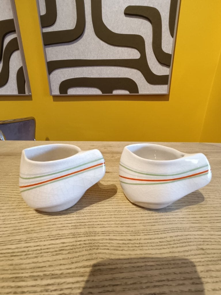 Vintage Chiswick Ceramics, 2 keramiek kannetjes UK ca1970, Ophalen of Verzenden