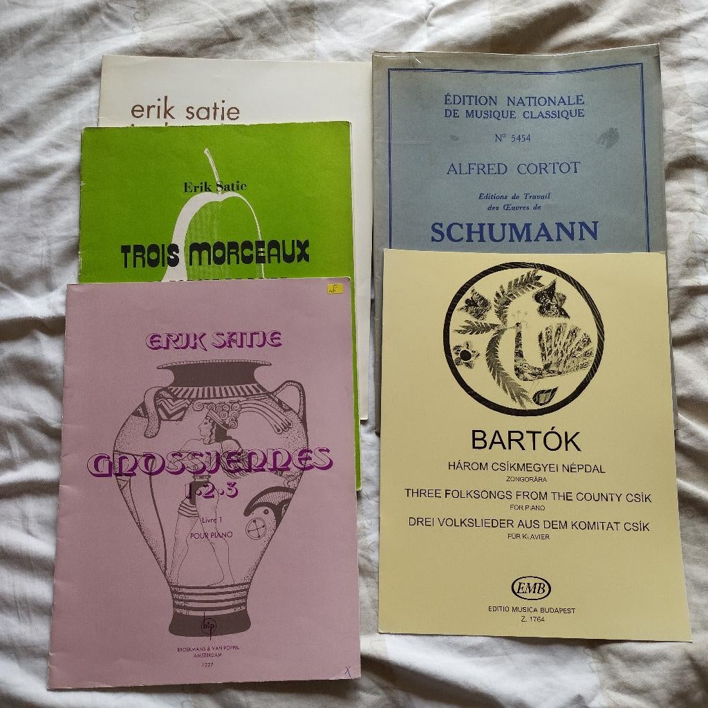 Pianomuziek klassieke werken 8 stuks 3eur/st, Muziek en Instrumenten, Bladmuziek, Klassiek, Ophalen of Verzenden, Zo goed als nieuw