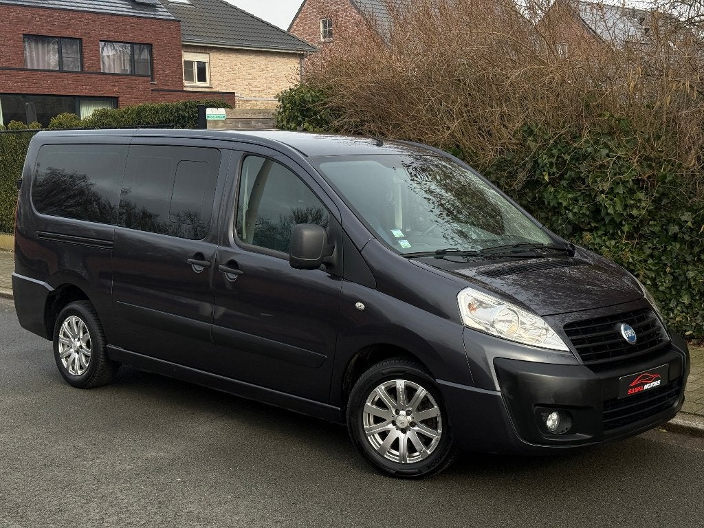Fiat Scudo Dubbele-Cabine 2.0 JTD | Airco | 5-Zitplaatsen, Auto's, Bestelwagens en Lichte vracht, Voorwielaandrijving, Dealer onderhouden