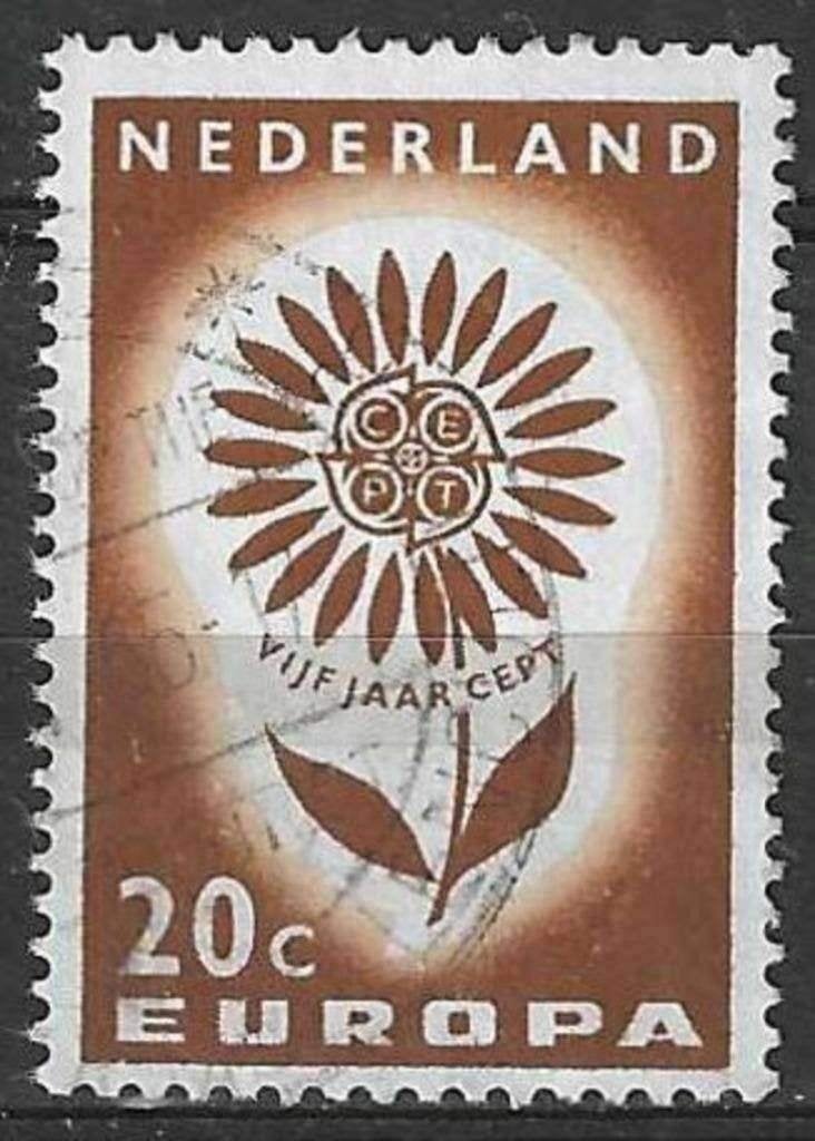 Pays-Bas 1964 - Yvert 802 - Europe (ST), Timbres & Monnaies, Timbres | Pays-Bas, Envoi, Affranchi