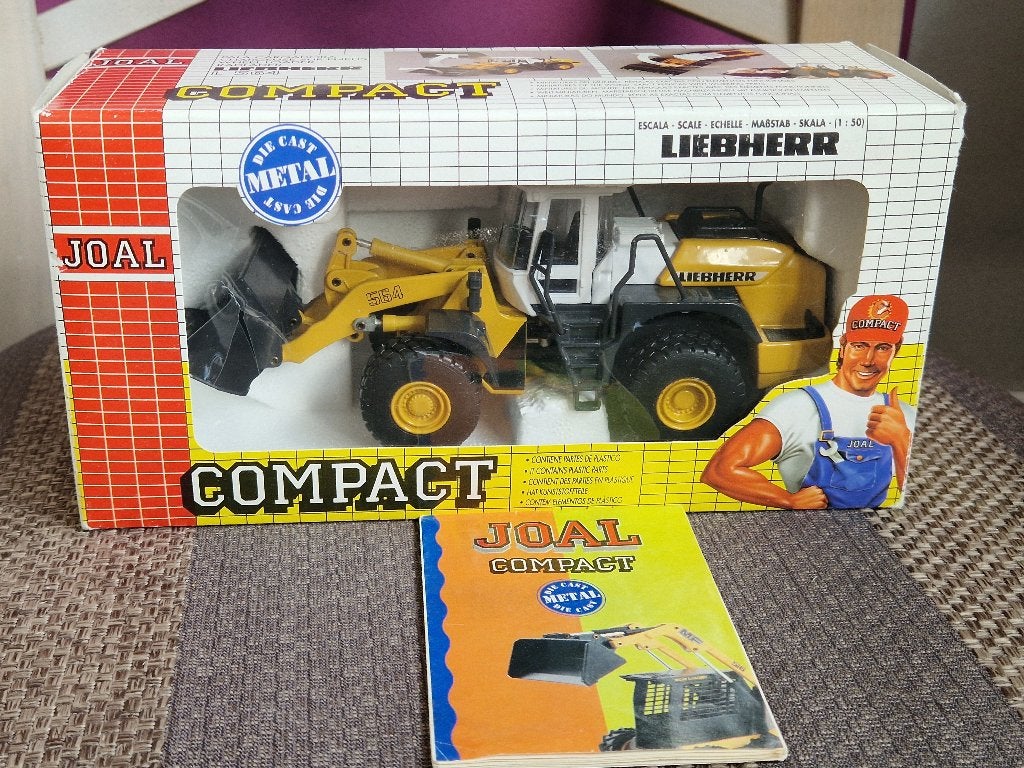 Joal Compact 1:50 Liebherr L 564 wheel loader chargeuse, Hobby & Loisirs créatifs, Voitures miniatures | 1:50, Enlèvement ou Envoi