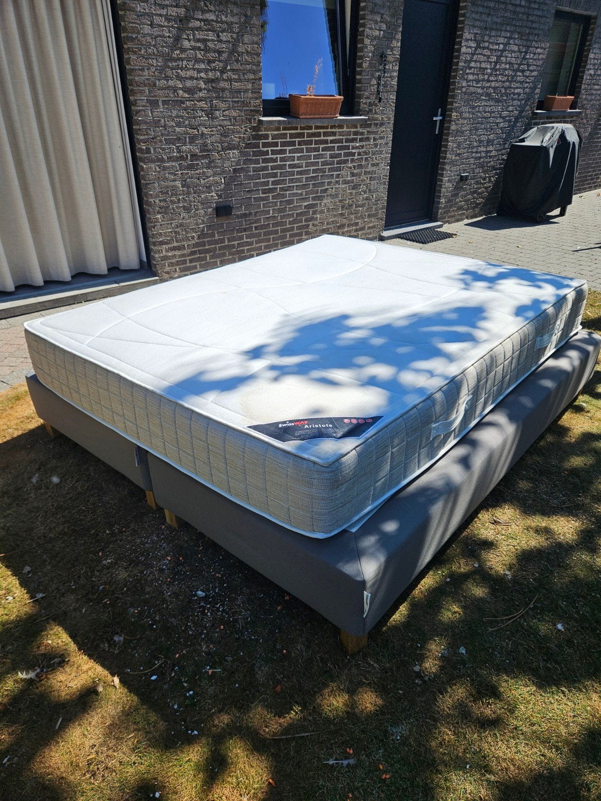 Matras boxspring (160x200) en bedbodem (180x200), Enlèvement, Sommier