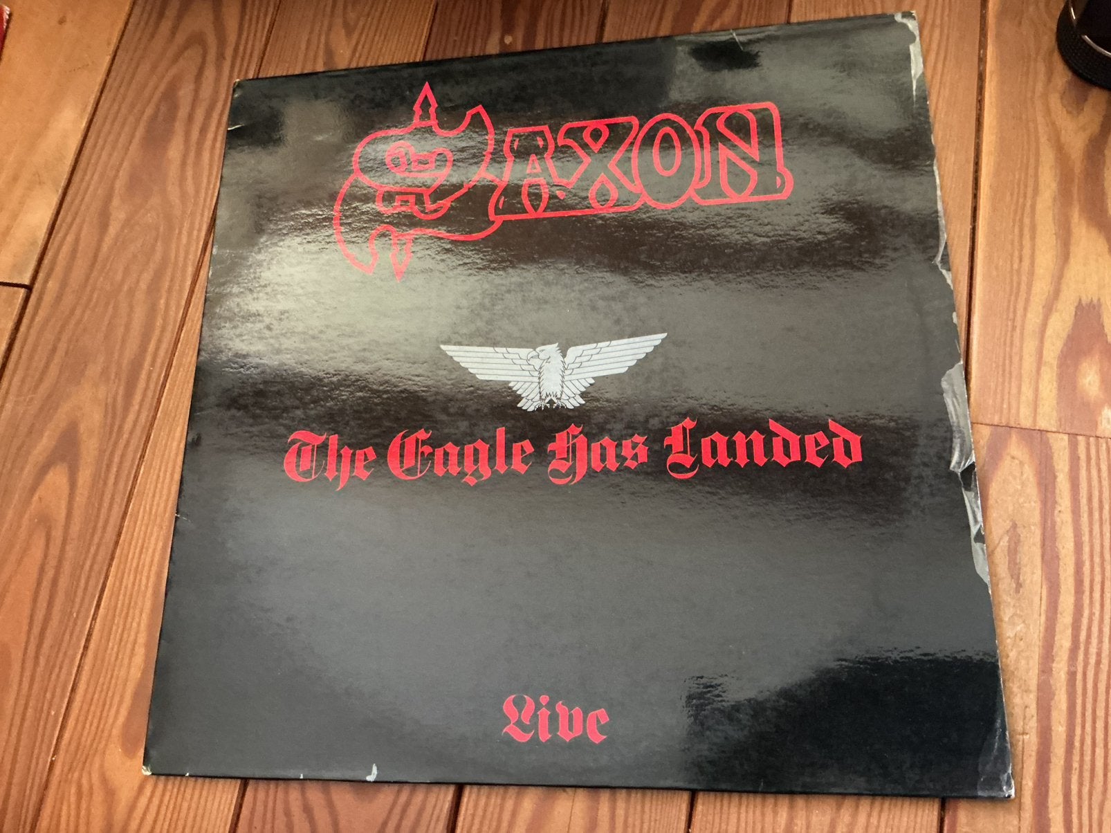 LP Saxon - the eagle has landed, Ophalen of Verzenden, Gebruikt, LP