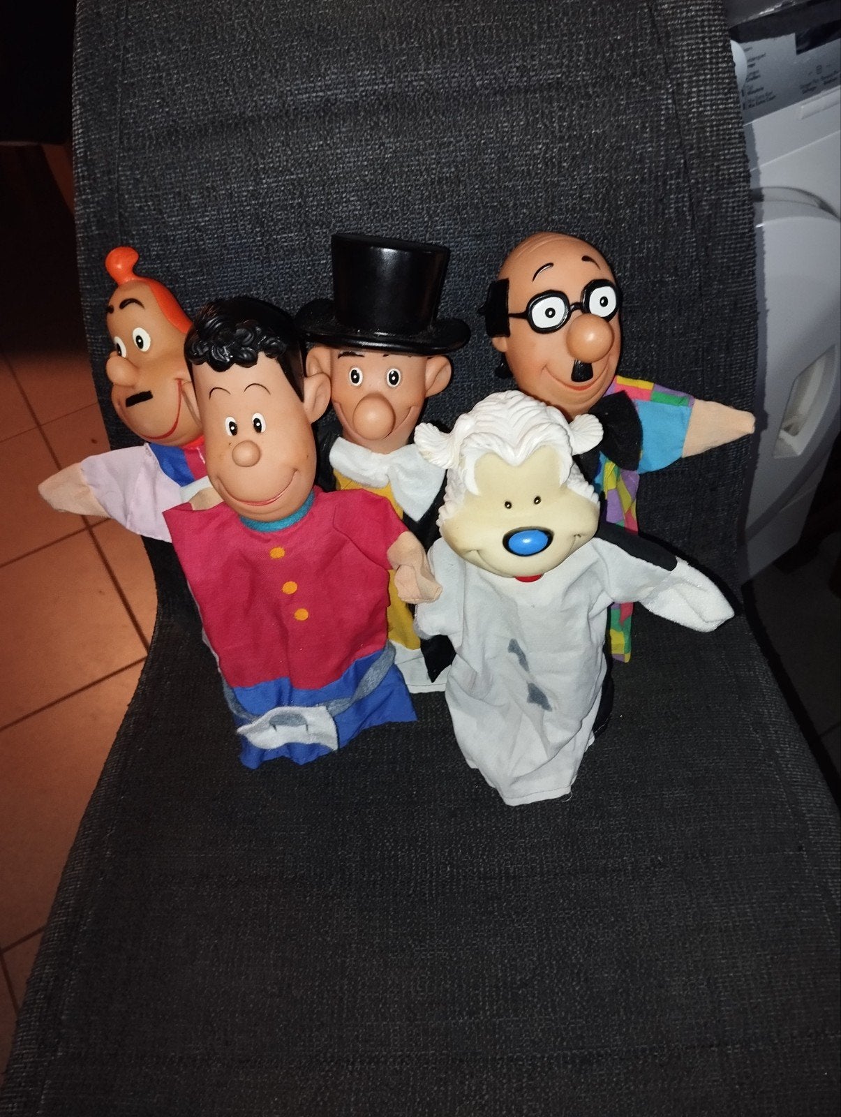 Samson en Gert poppenkastpoppen, Ophalen