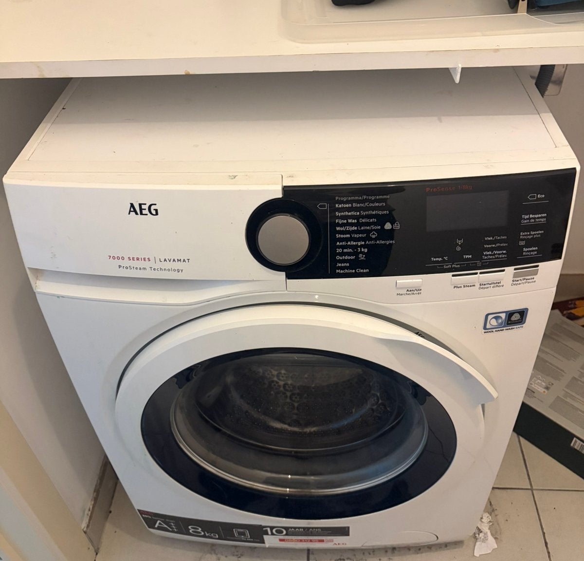 AEG wasmachine, Elektronische apparatuur, Ophalen, Zo goed als nieuw