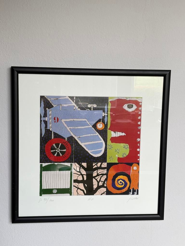 Christian Silvain – Gesigneerde Lithografie Limited Edition, Antiek en Kunst, Ophalen of Verzenden
