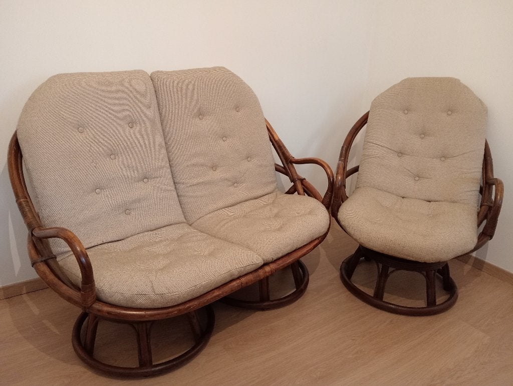 salon bambou, Enlèvement, Utilisé, Tissus