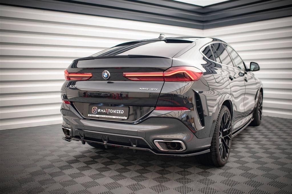 Maxton Design Bmw X6 M Pack G06 Spoiler Rear Diffuser V2, Envoi