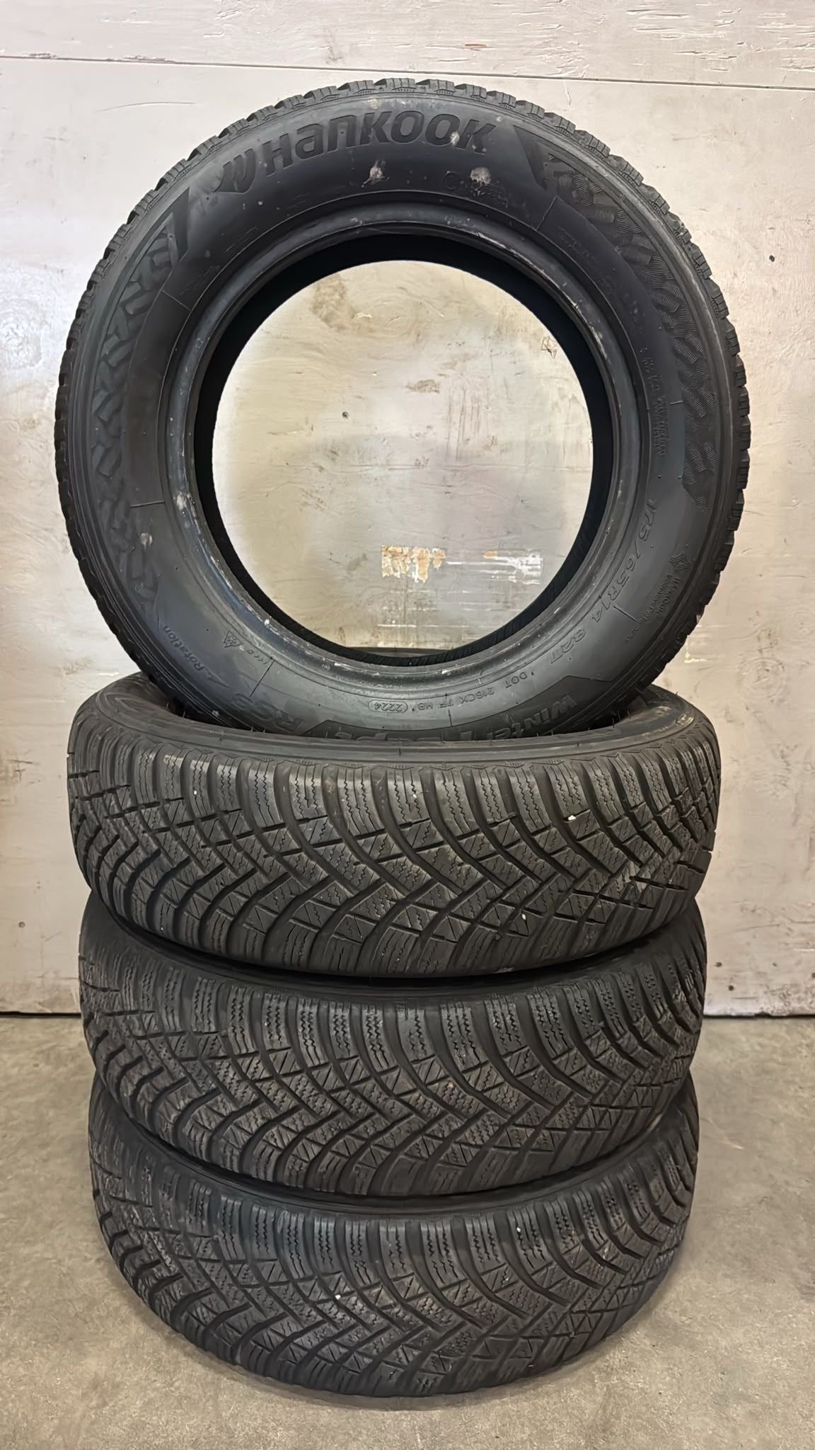 175-65-14 82T Hankook Winter I*cept RS3 Winter banden - Set, Gebruikt, -, -, Band(en)