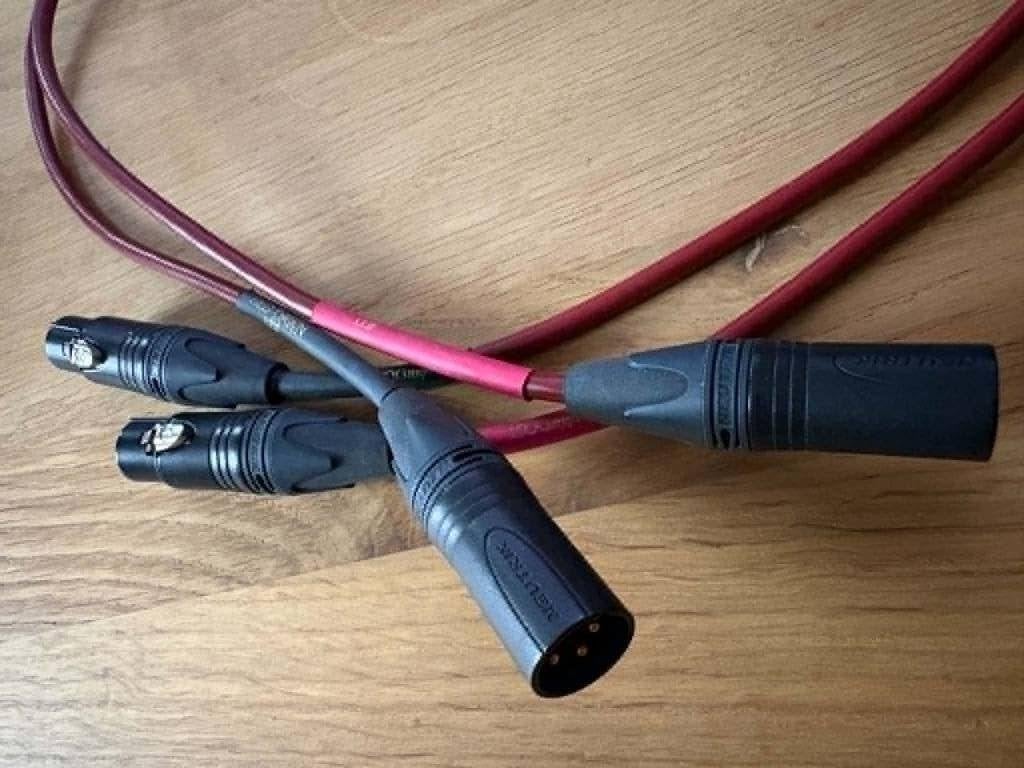 Nordost XLR interconnects, TV, Hi-fi & Vidéo, Enlèvement ou Envoi, Comme neuf, Moins de 2 mètres, Câble Interlink