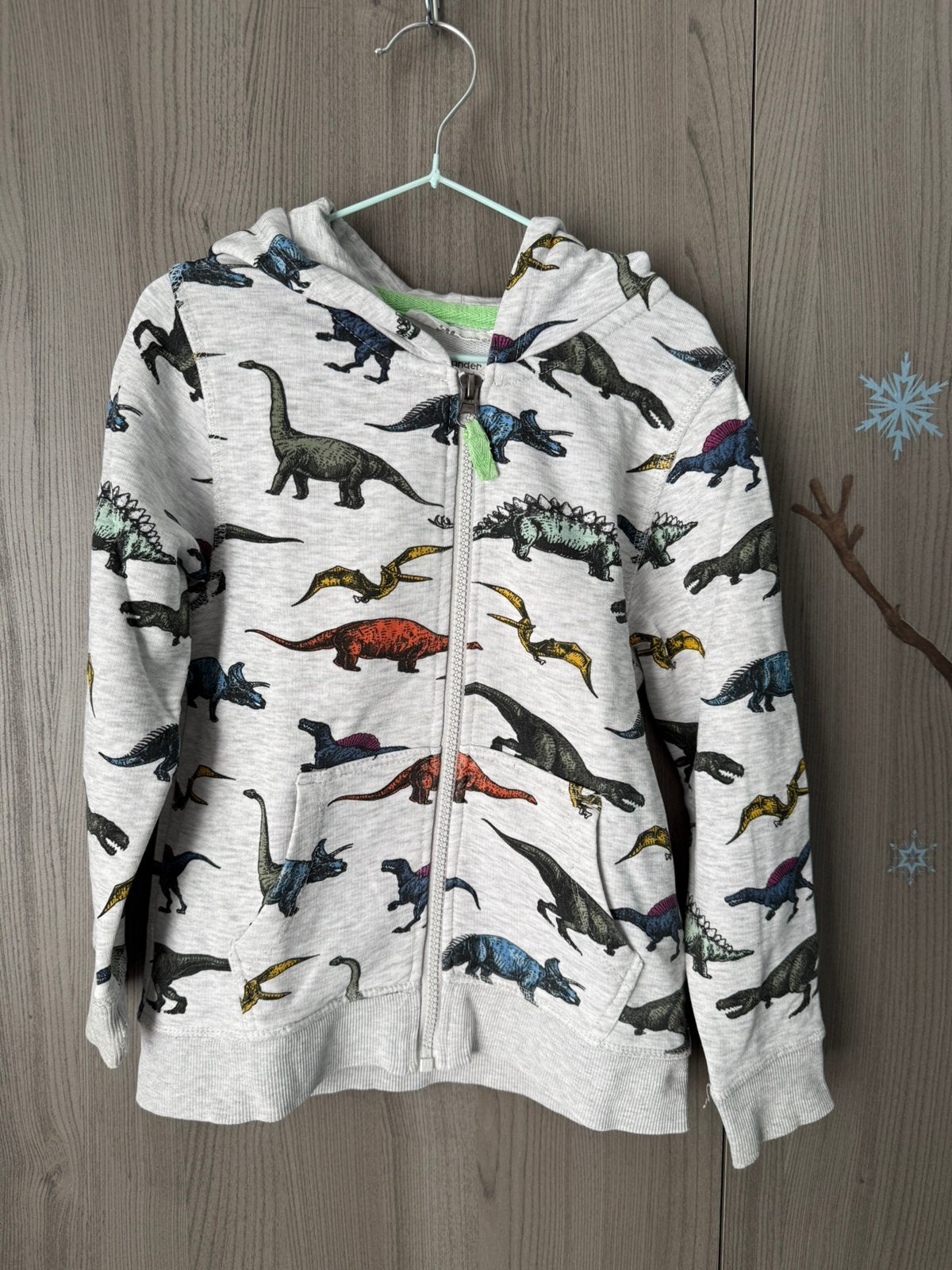 Vest dino’s maat 110/116, Ophalen of Verzenden, Zo goed als nieuw, Jongen, Trui of Vest