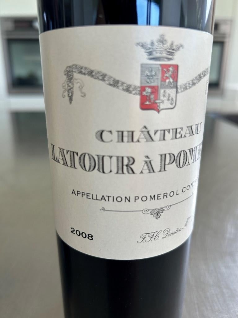 wijn Chateau Latour a Pomerol 2008, Verzamelen, Frankrijk, Nieuw, Ophalen of Verzenden, Rode wijn