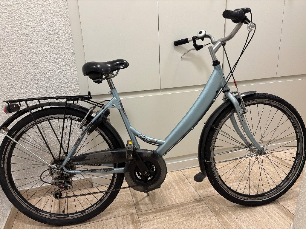 Meisjesfiets 26", Enlèvement, Utilisé, Frein sur jante, 26 pouces ou plus