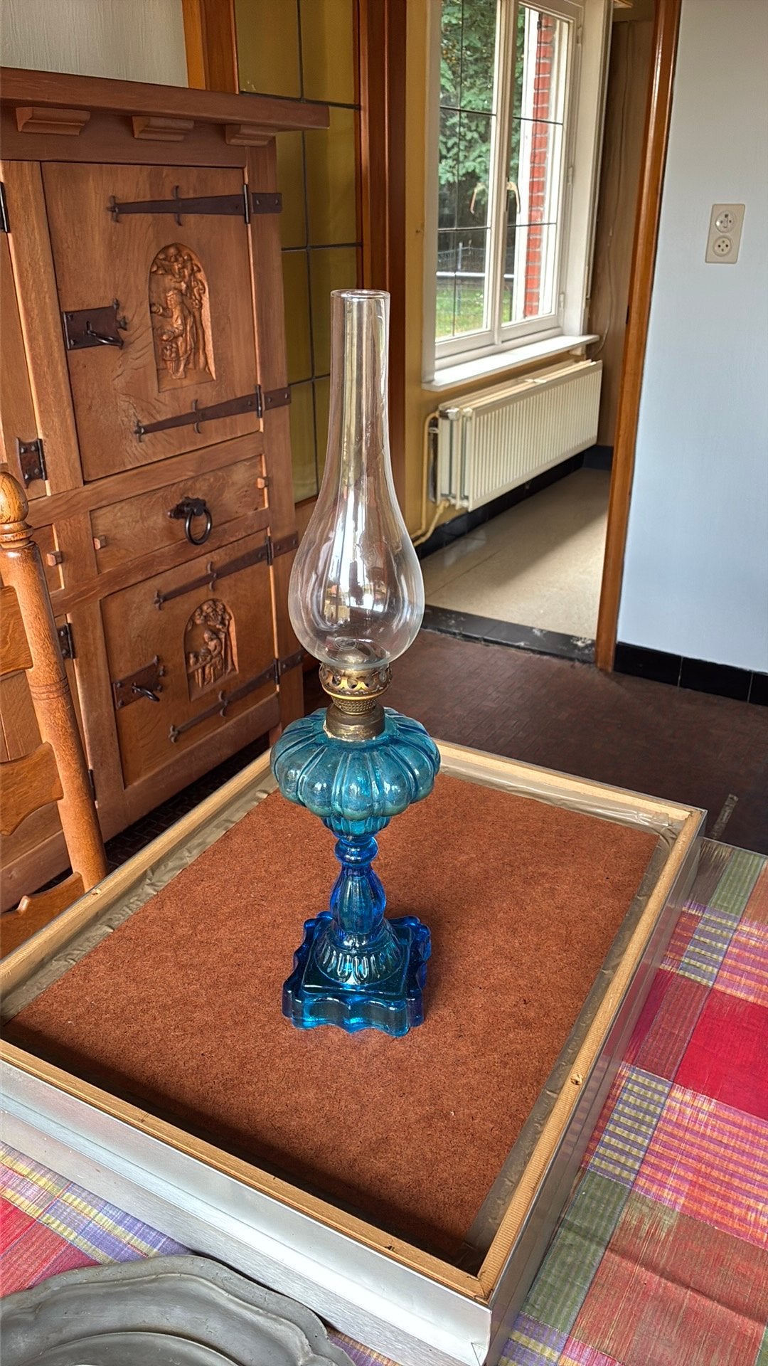 Olielamp, Enlèvement