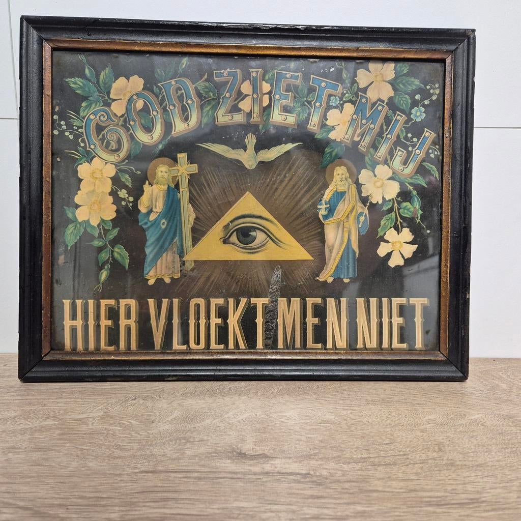 God ziet mij hier vloekt men niet, Enlèvement ou Envoi