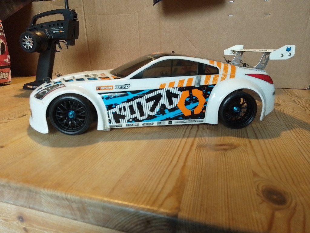 Hpi sprint to drift nissan + Bmw body., Échelle 1:10, Enlèvement ou Envoi, Voiture on road, Utilisé