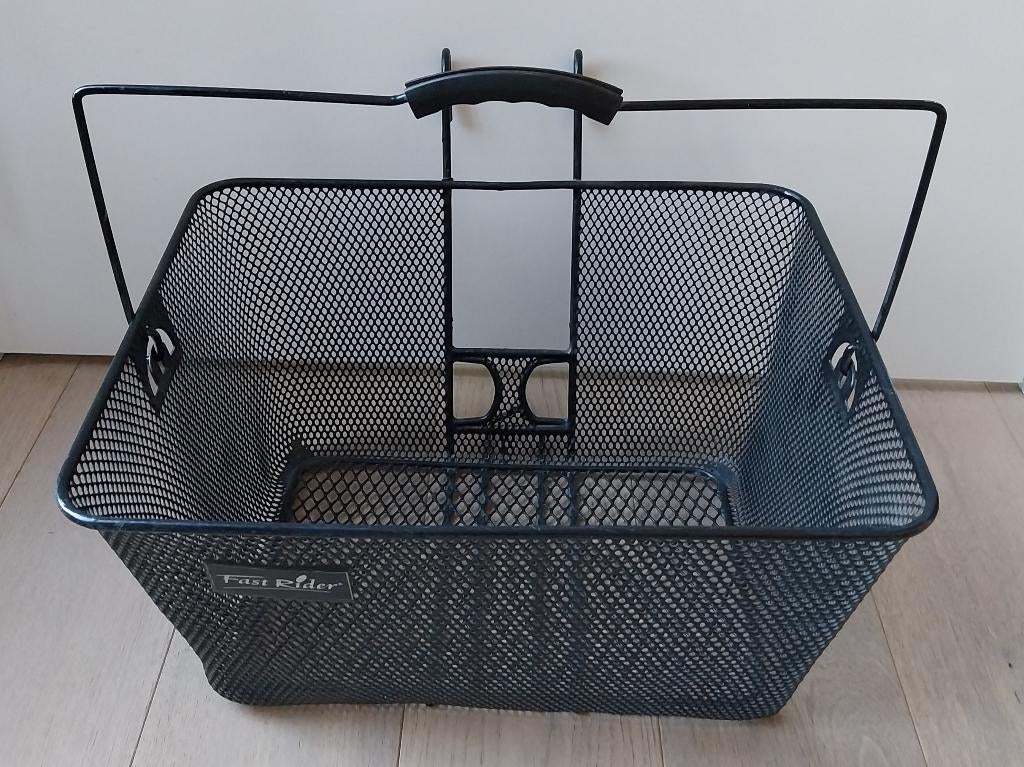 Fietsmand Fast Rider - Stuurmand metaal 28L - Afneembaar, Gebruikt, Stuurbevestiging, Fastrider, Ophalen of Verzenden