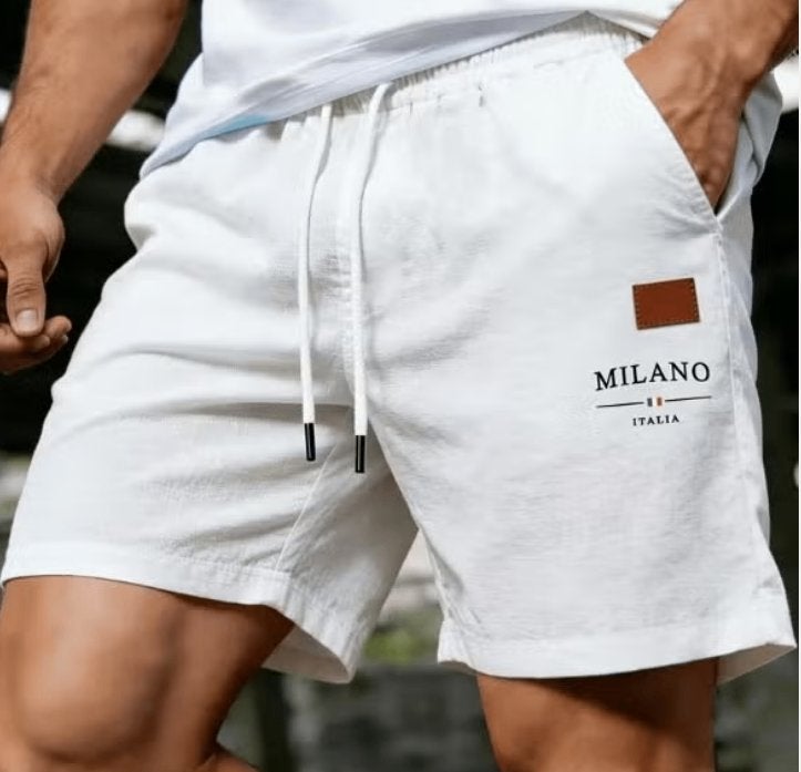 Milano trendy korte broek voor heren - Quick dry Bermuda, Ophalen of Verzenden, Nieuw, Maat 46 (S) of kleiner