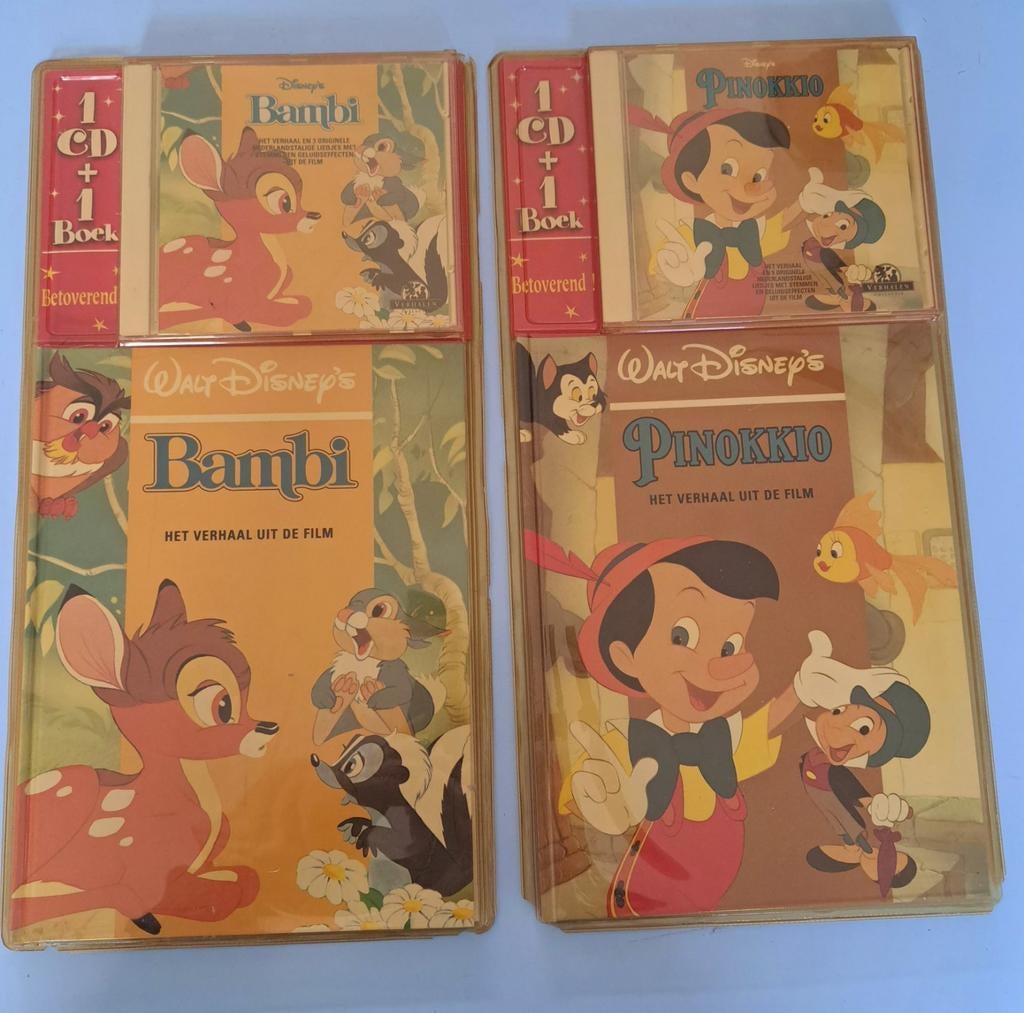 Walt Disney - Bambi & Pinokkio ( In verpakking ), Verzamelen, Ophalen of Verzenden