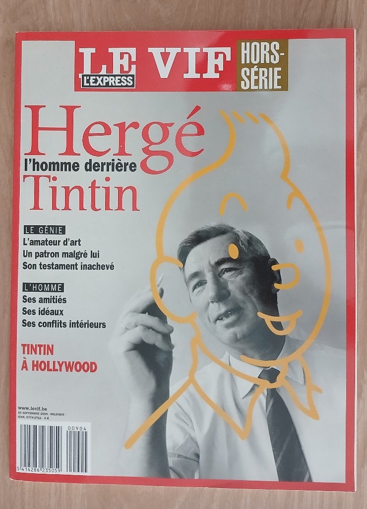 BD Revue Hergé l'homme derrière Tintin Neuf EO, Eén stripboek, Ophalen of Verzenden, Nieuw