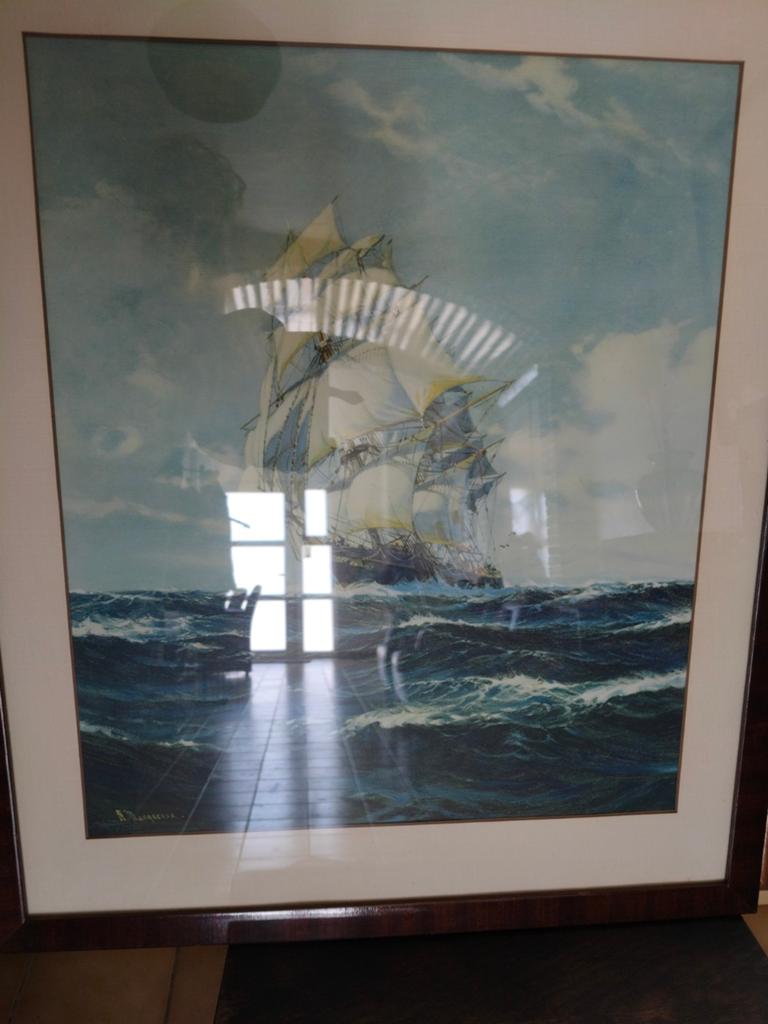 Prenttekening boot, Ophalen