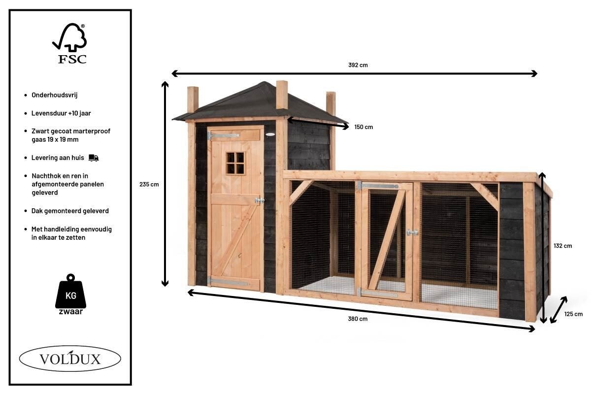 kippenhok of konijnenhok te koop, Enlèvement, Utilisé, Poulailler