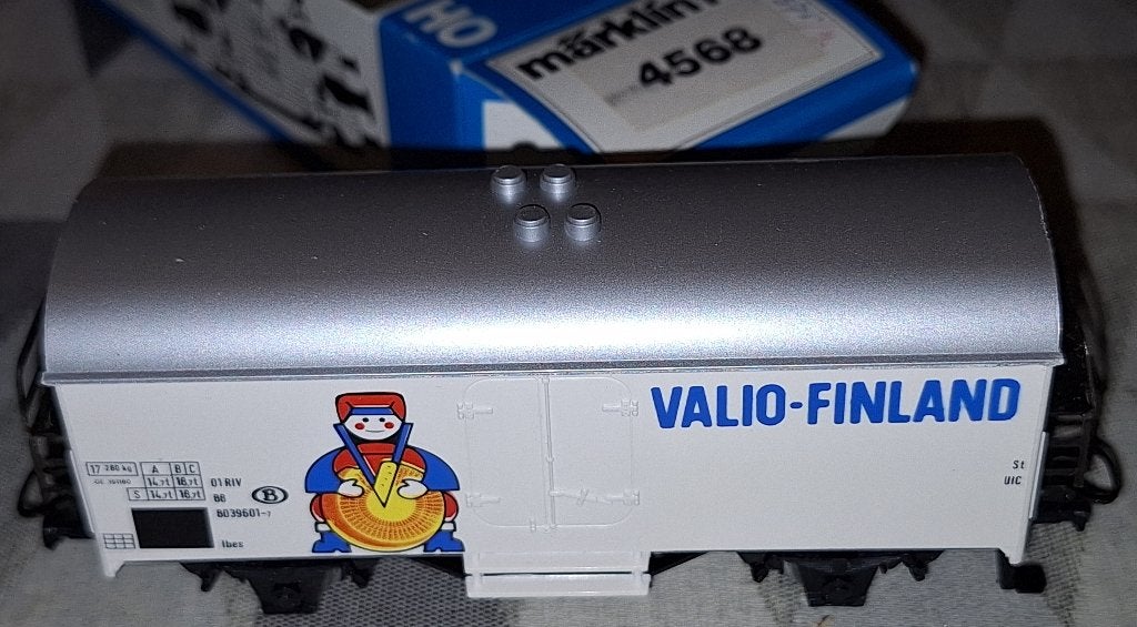 Märklin HO 4568 Koelwagon "Valio Finland" van de NMBS, Enlèvement ou Envoi, Comme neuf, Wagon, Märklin