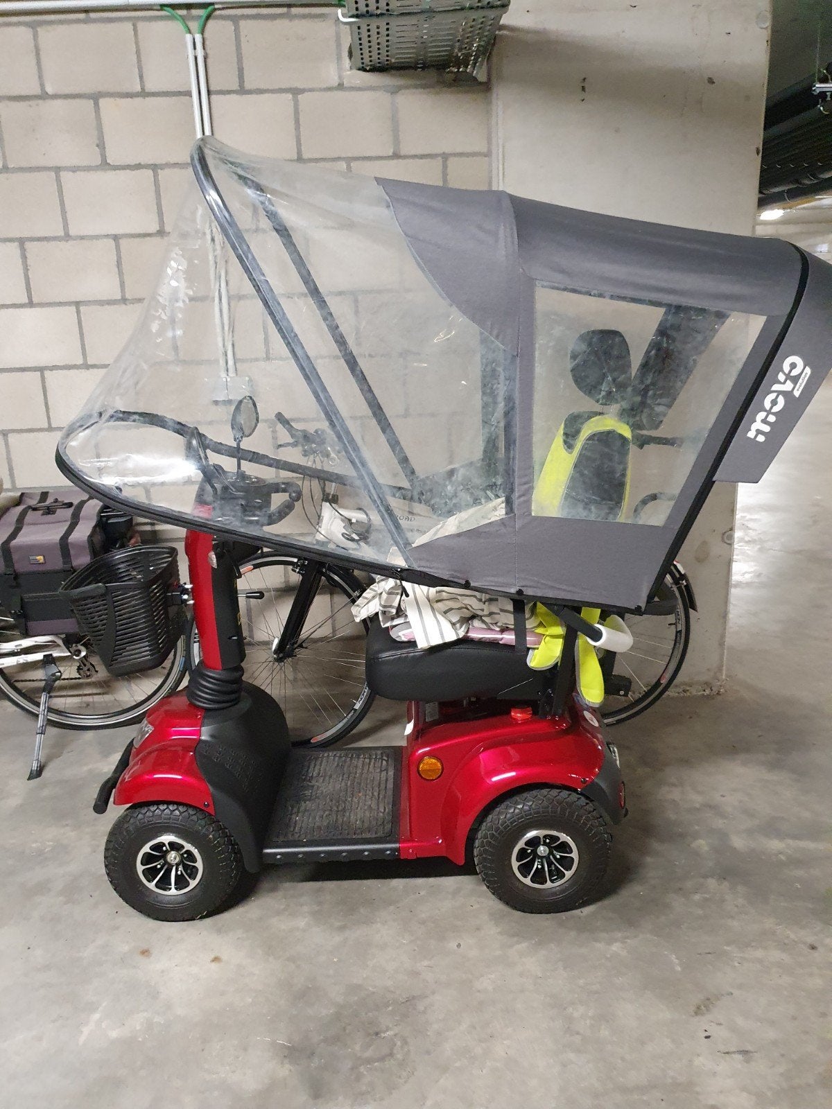 regenkap Hego scootmobiel, Diversen, Brommobielen en Scootmobielen, Ophalen